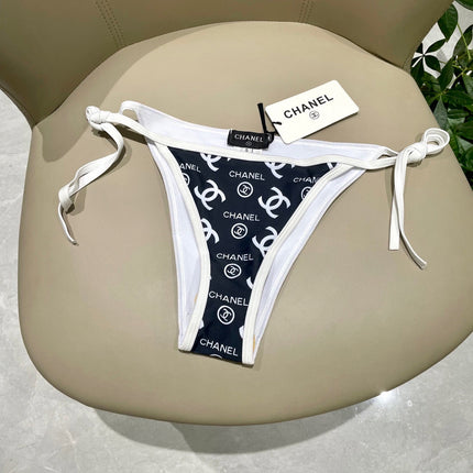 BIKINI SWIMSUIT IN BLACK AND WHITE AND PRINTED 627825