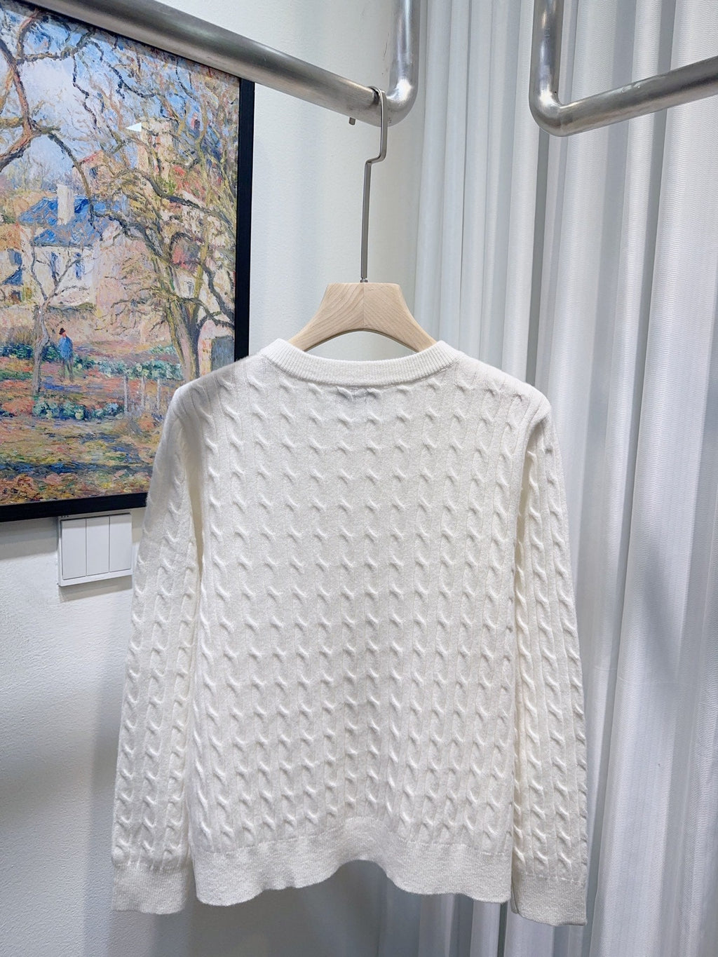 MONCLER 25S LONG-SLEEVE CREWNECK SWEATER 381