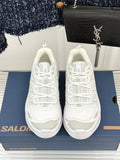 ALO 25S SALOMON XT-6 SNEAKER IN WHITE MESH FABRIC AND TPU STYLE 6