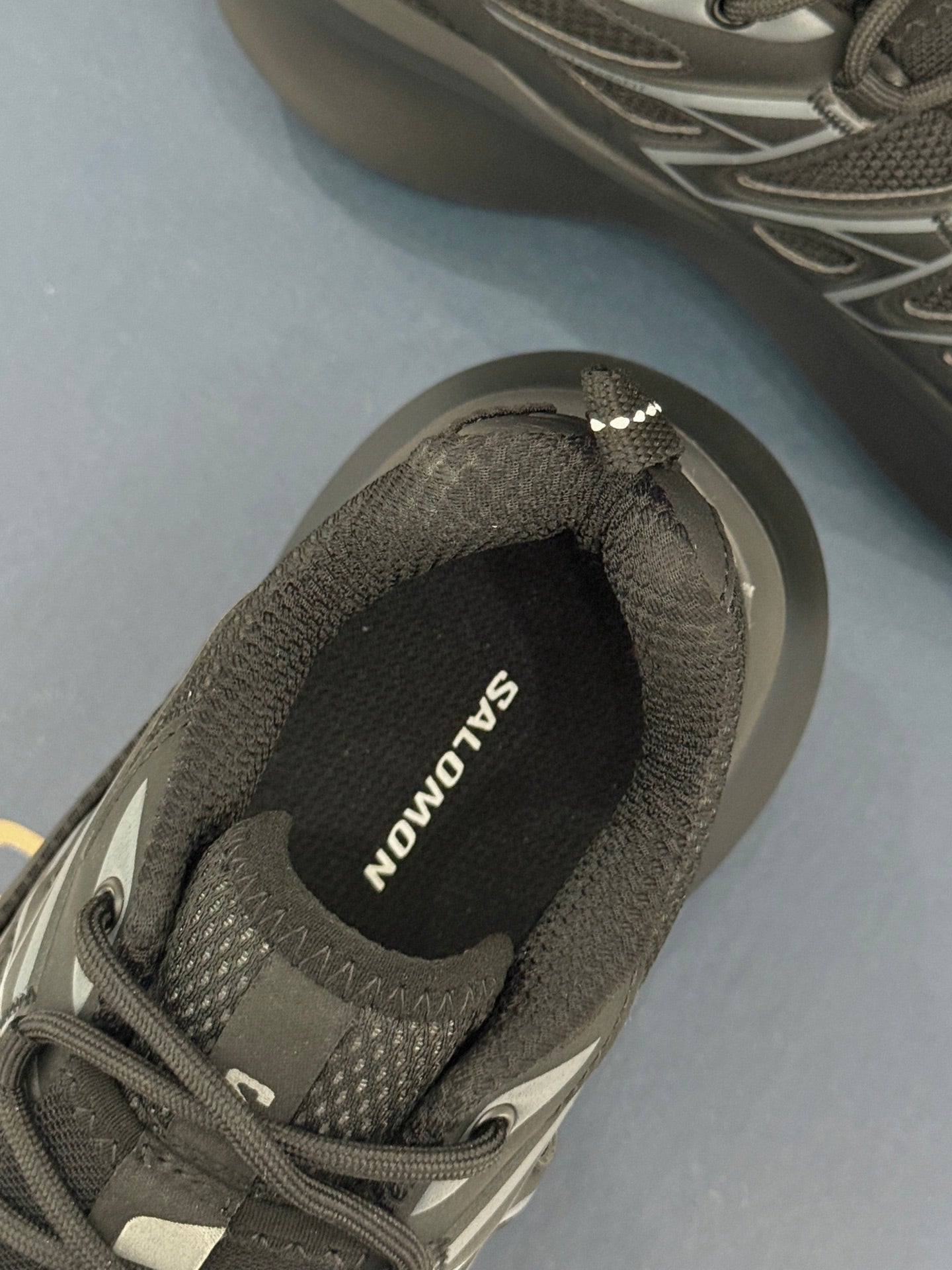 ALO 25S SALOMON XT-6 SNEAKER IN BLACK MESH FABRIC AND TPU STYLE 5