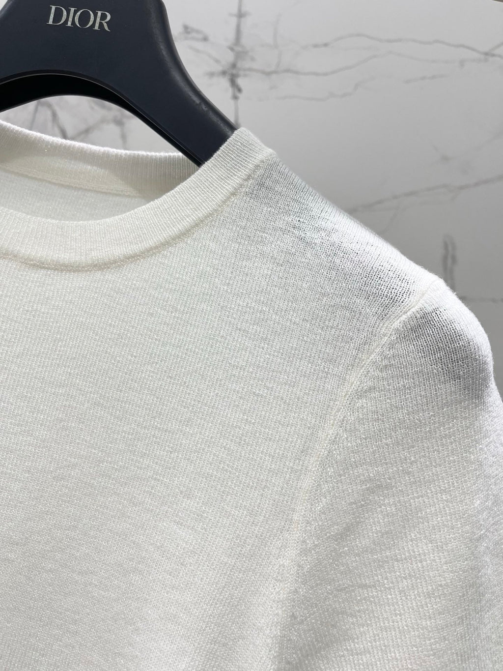 DIOR 26S SHORT-SLEEVE KNIT T-SHIRT 907