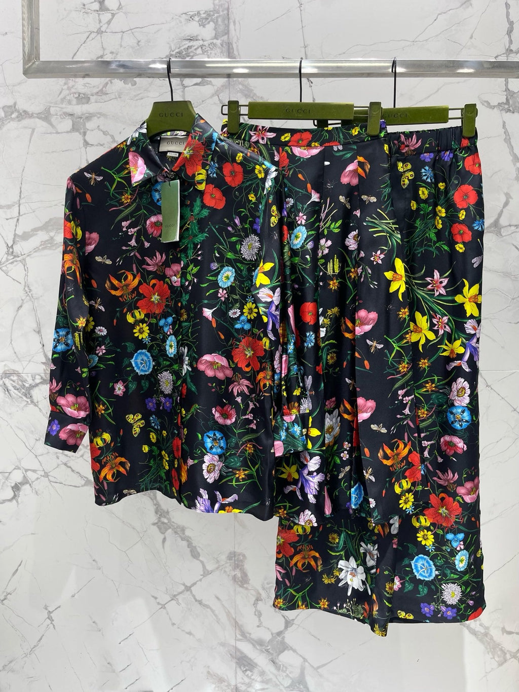 GUCCI 26S WIDE-LEG PRINTED PANTS 77