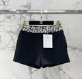 CHANEL 26S BEADED BODYCON SHORTS STYLE 1113