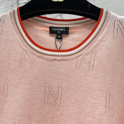 CHANEL 26S SHORT-SLEEVED KNIT SHIRT STYLE 1164