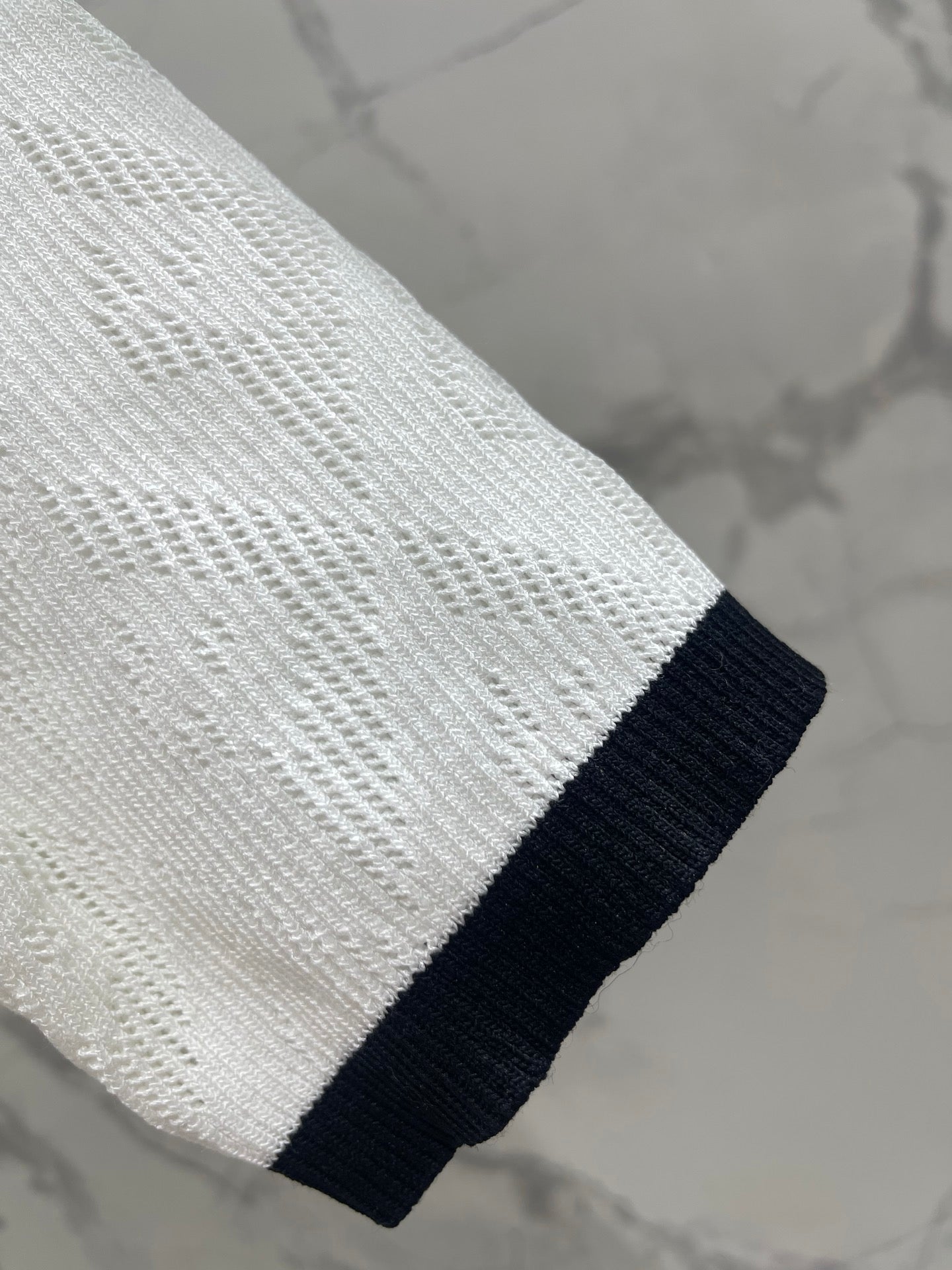 CHANEL 26S SHORT-SLEEVE KNIT POLO STYLE 1177