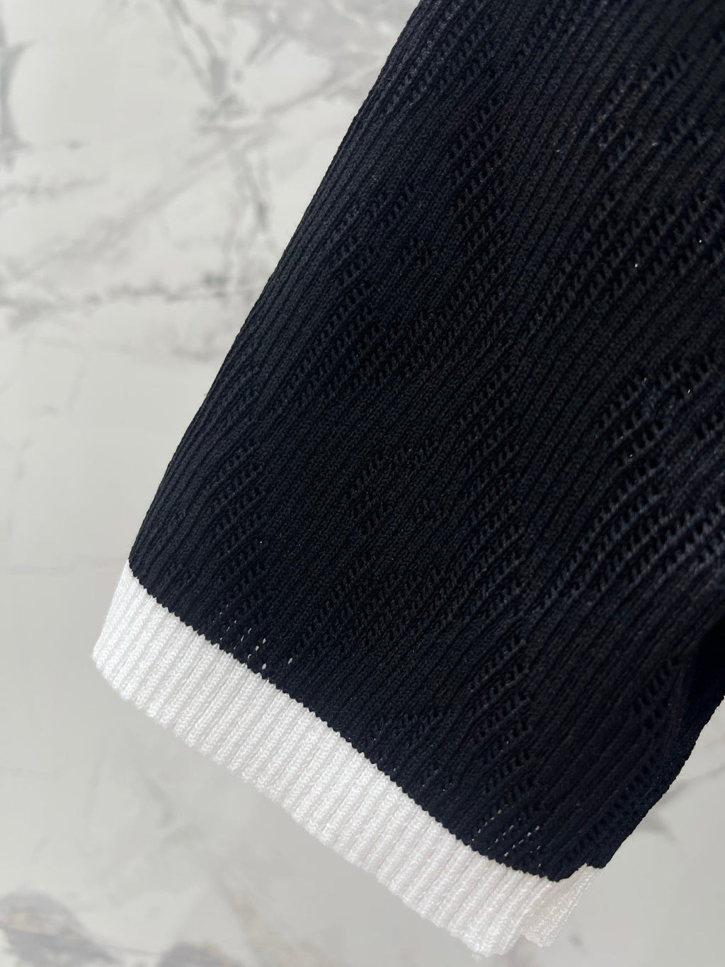 CHANEL 26S SHORT-SLEEVE KNIT POLO STYLE 1176