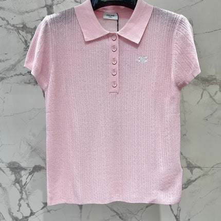 CELINE 26S KNIT POLO SHIRT 428