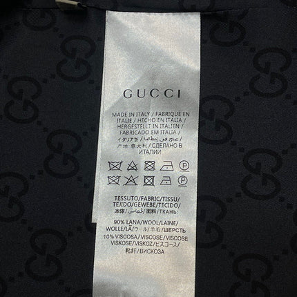 GUCCI LONG WOOL COAT STYLE 61