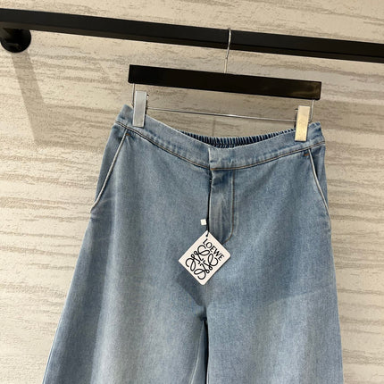 LOEWE 26S WIDE-LEG CROPPED JEANS 588