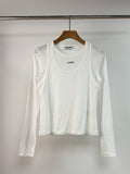 MIUMIU TWO-PIECE T-SHIRT SET STYLE 170