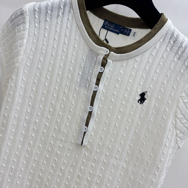 RALPH LAUREN 26S SHORT SLEEVE KNIT TOP 415