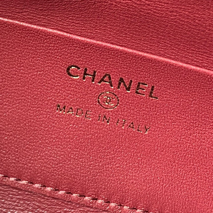 CHANEL 26S BARREL CLUTCH WITH CHAIN 23 IN BLACK QUILTED CALFSKIN GOLD HARDWARE
