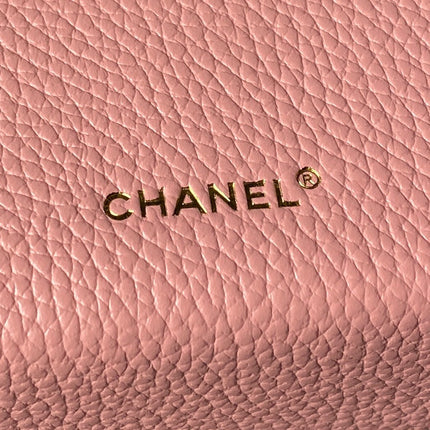 CHANEL 26S VANITY BAG 19 IN LIGHT PINK CAVIAR CALFSKIN GOLD HARDWARE