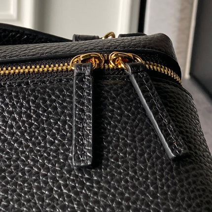 CHANEL 26S VANITY BAG 19 IN BLACK CAVIAR CALFSKIN GOLD HARDWARE