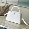 CAPUCINES EAST-WEST BB 27 IN WHITE TAURILLON
