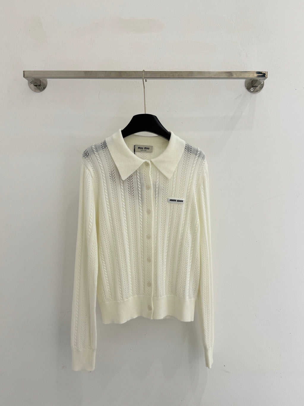 MIUMIU KNIT POLO SHIRT STYLE 61