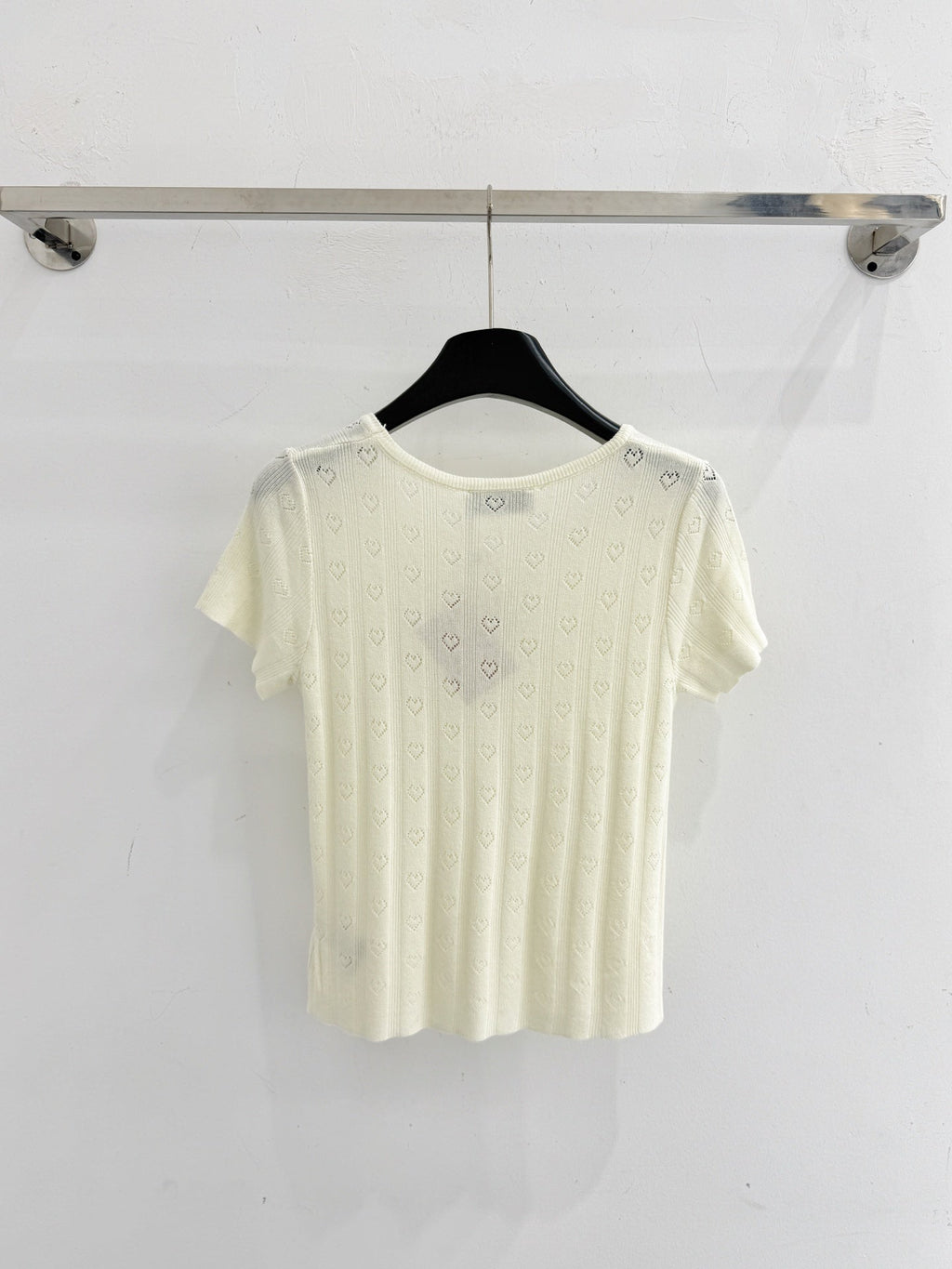 MIUMIU 26S SHORT-SLEEVED SWEATER STYLE 1076