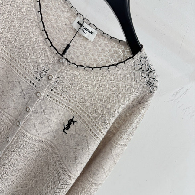 YSL 26S KNIT CARDIGAN 435