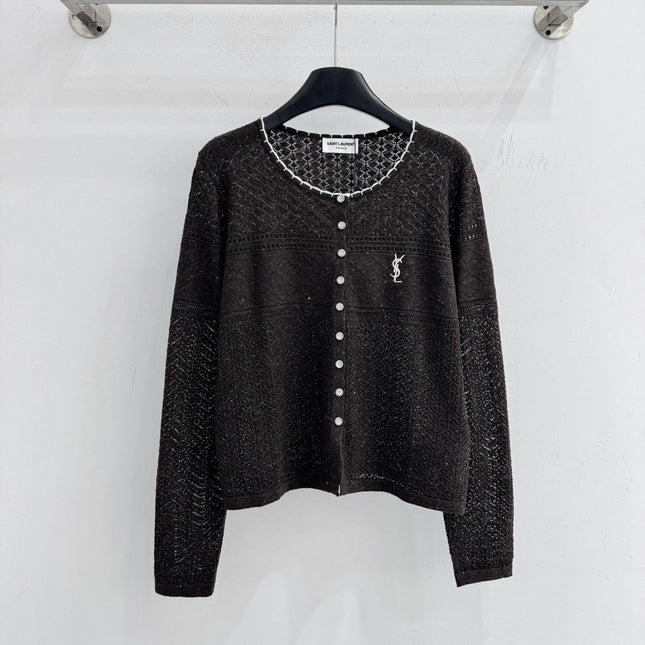 YSL 26S KNIT CARDIGAN 436