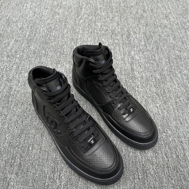 CC MEN'S BLACK AIR FORCE ONE HIGH-TOP