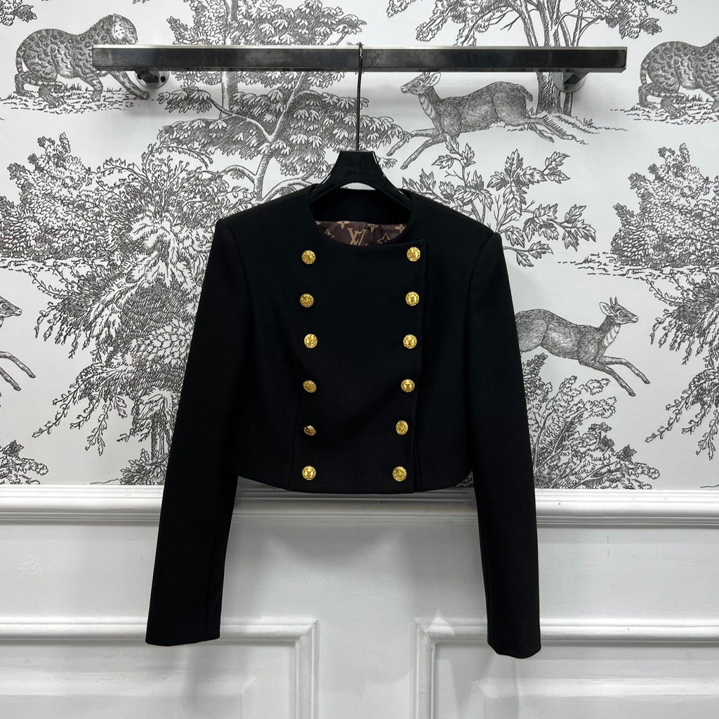 LV 25S ROUND NECK JACKET 263095