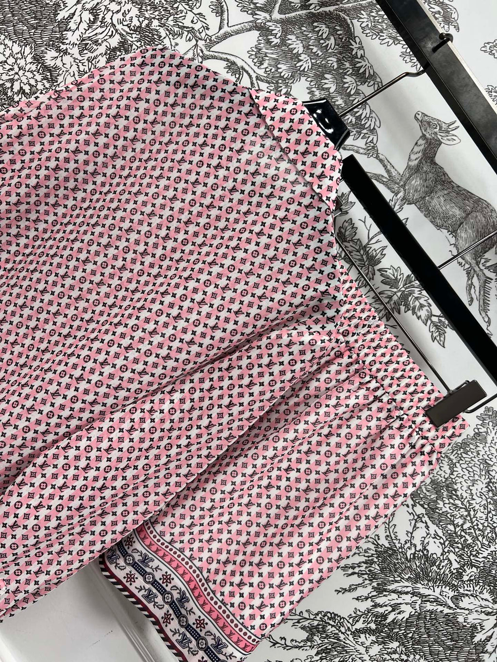 LV 25S SHIRT SHORTS SET IN POLYESTER 263071