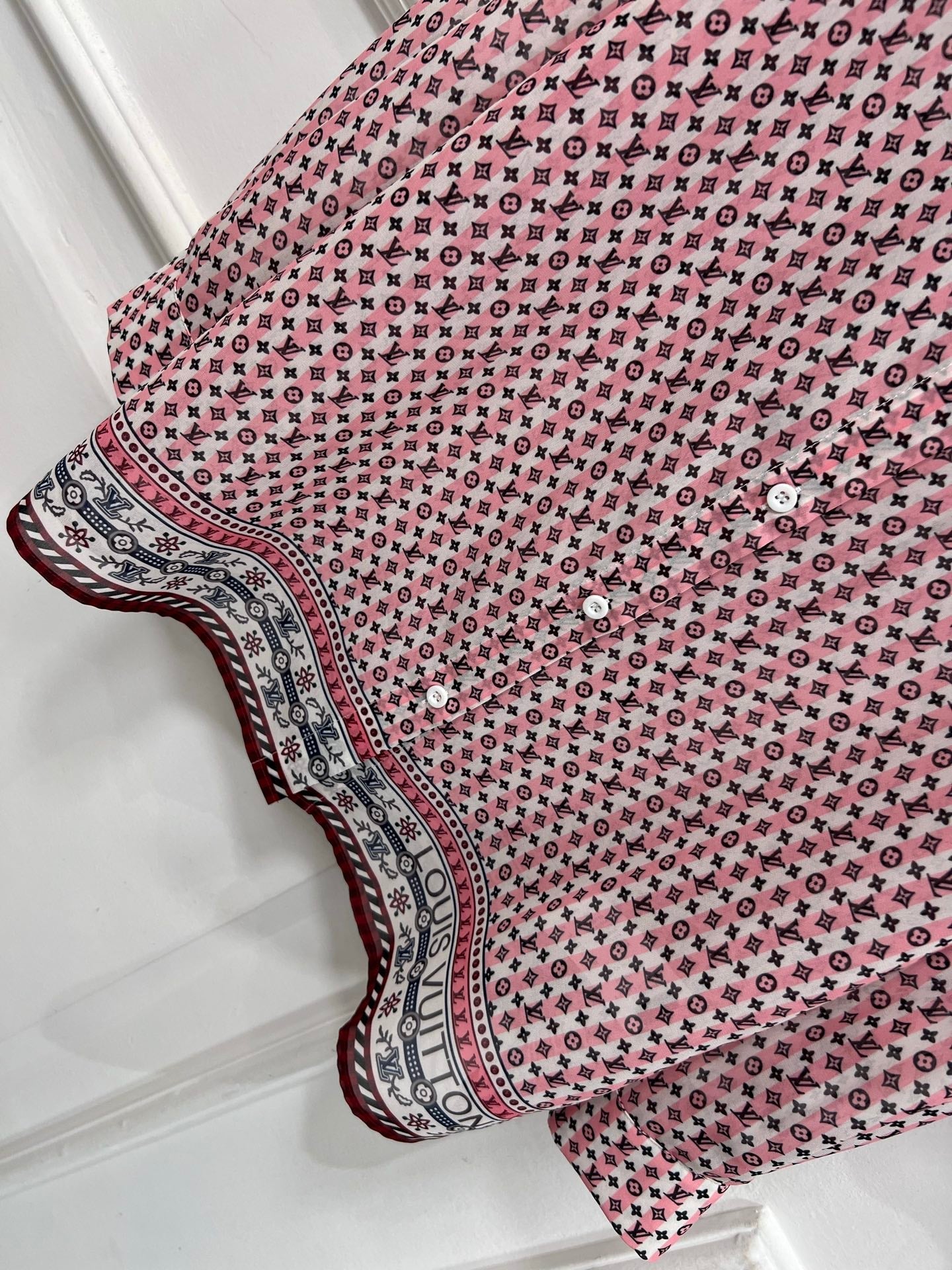 LV 25S SHIRT SHORTS SET IN POLYESTER 263071