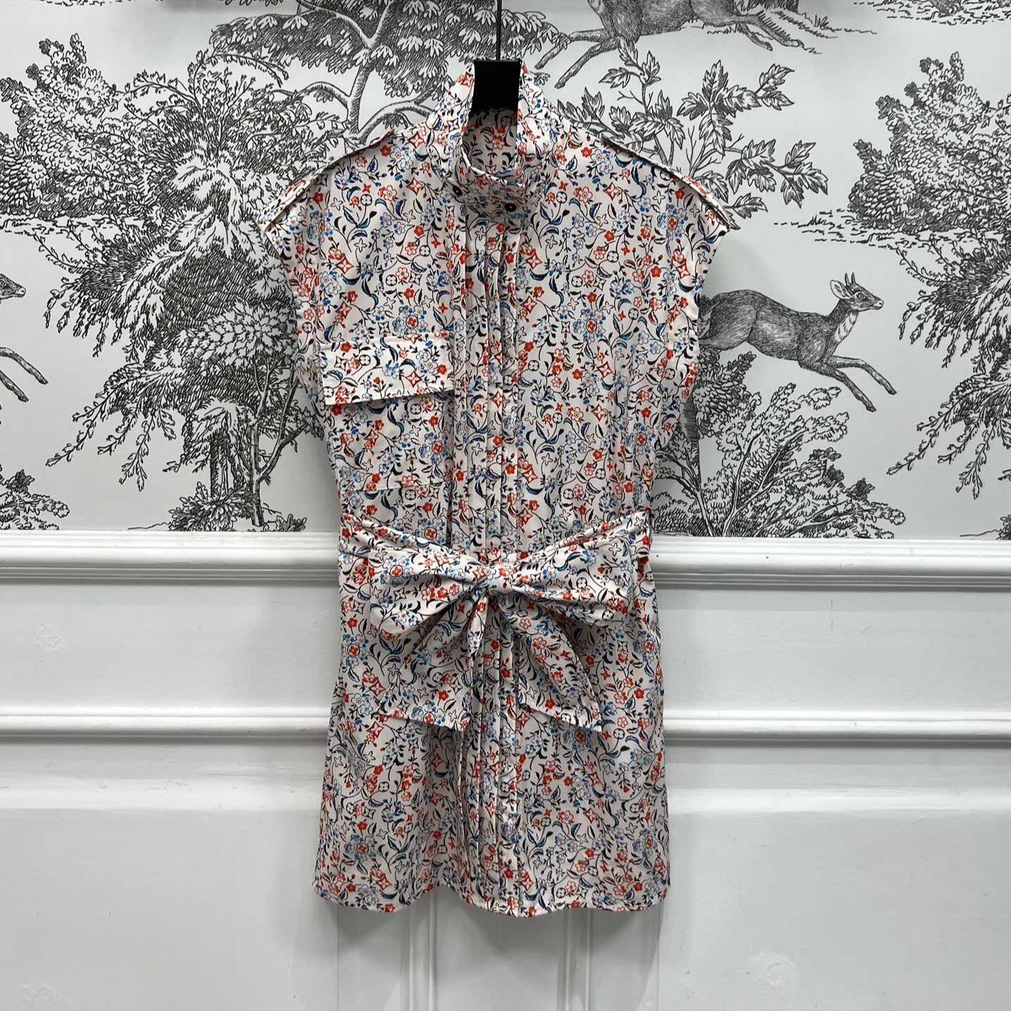LV SLEEVELESS HIGH NECK DRESS 268691