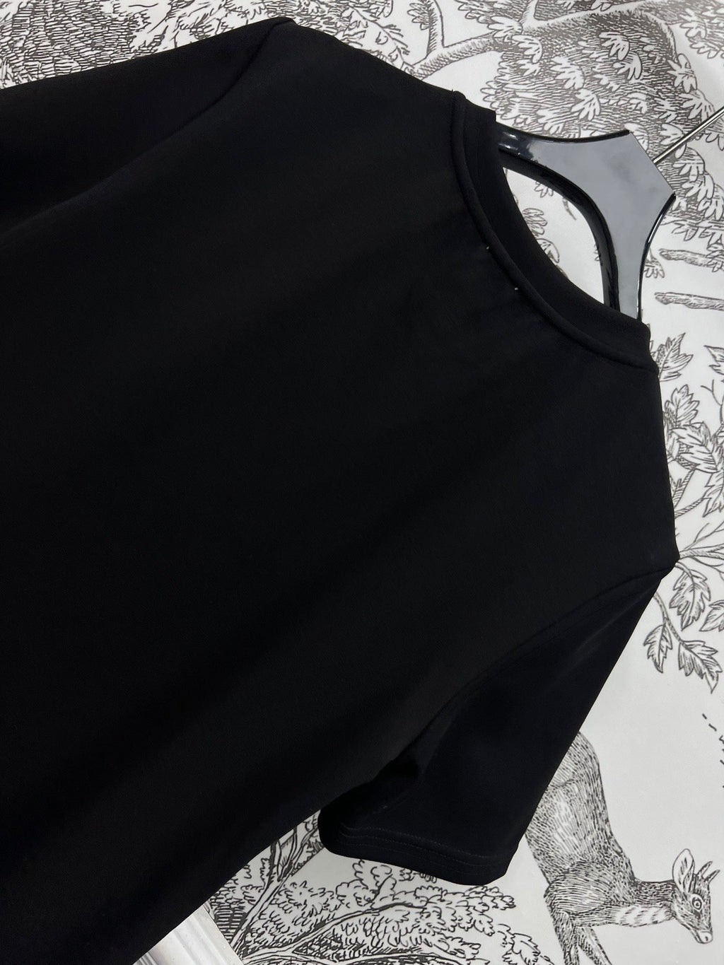 LOEWE SHORT SLEEVE CREW NECK ORGANZA DRESS 268755