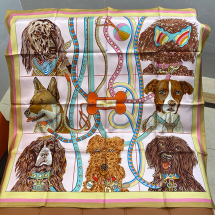 HERMES 25S SCARF 90 IN SILK 703713
