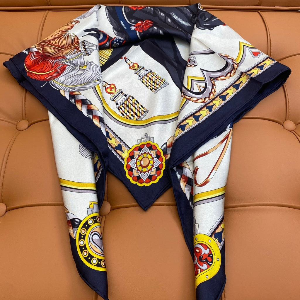 HERMES 25S SCARF 90 IN SILK 709687
