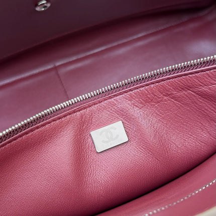 CHANEL 26S SHOULDER BAG 40 IN TAUPE LAMBSKIN GRAINED