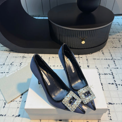 HANGISI 100 MM IN AEGEAN BLUE SUEDE