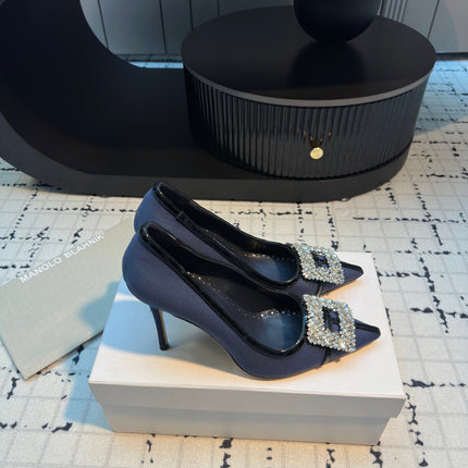 HANGISI 100 MM IN AEGEAN BLUE SUEDE