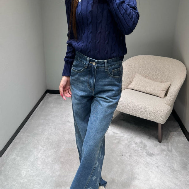 RALPH LAUREN KNITTED V-NECK SWEATER403