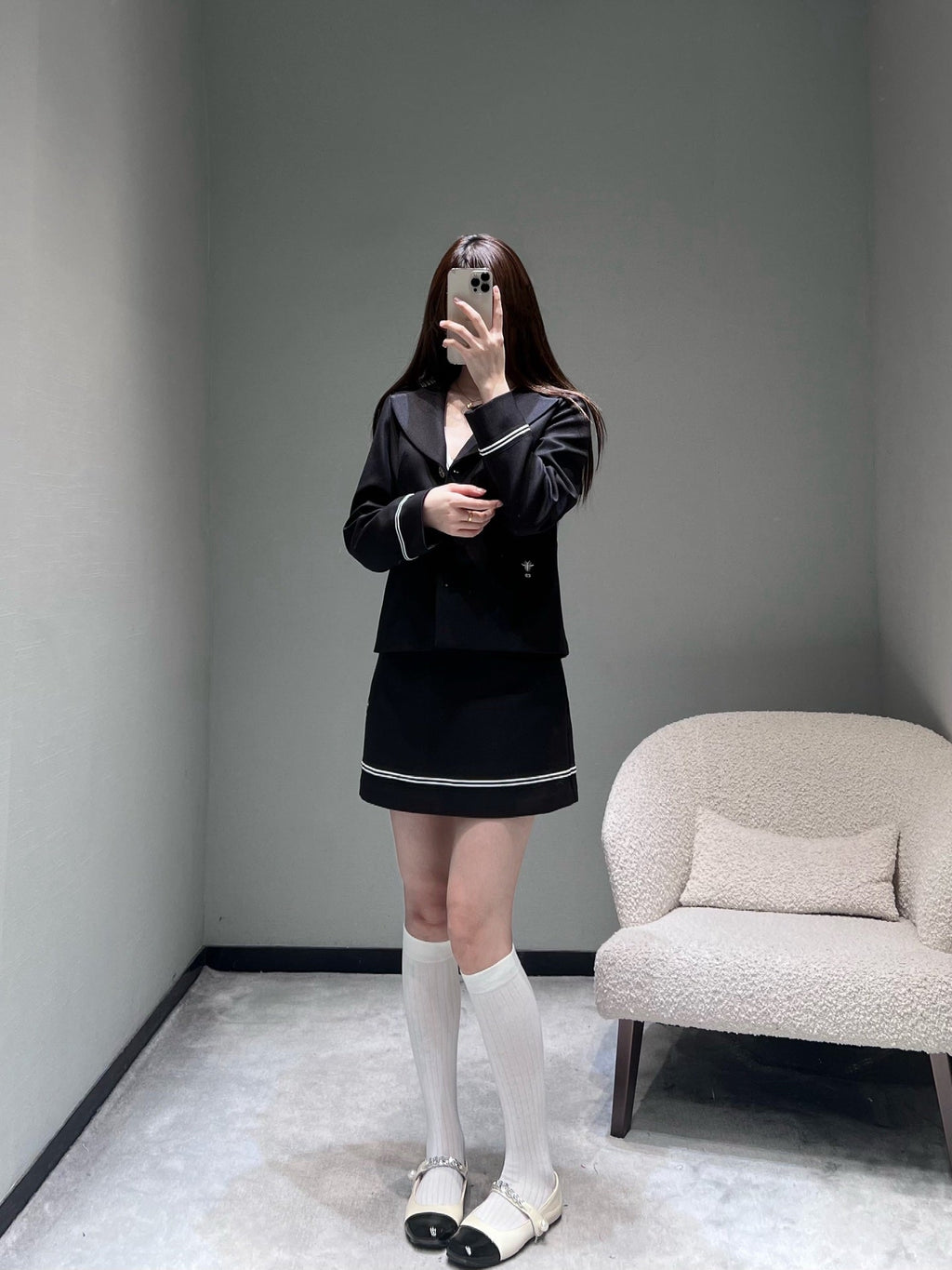 DIOR 26S BLAZER AND SKIRT SET 1134