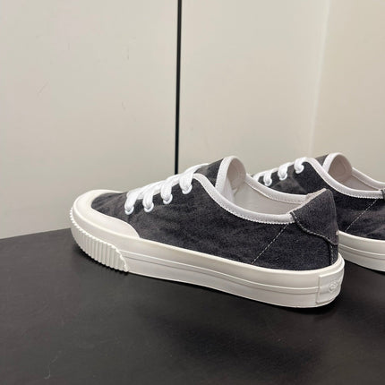 LP CLASSIC BISCUIT SNEAKER CHARCOAL CALFSKIN