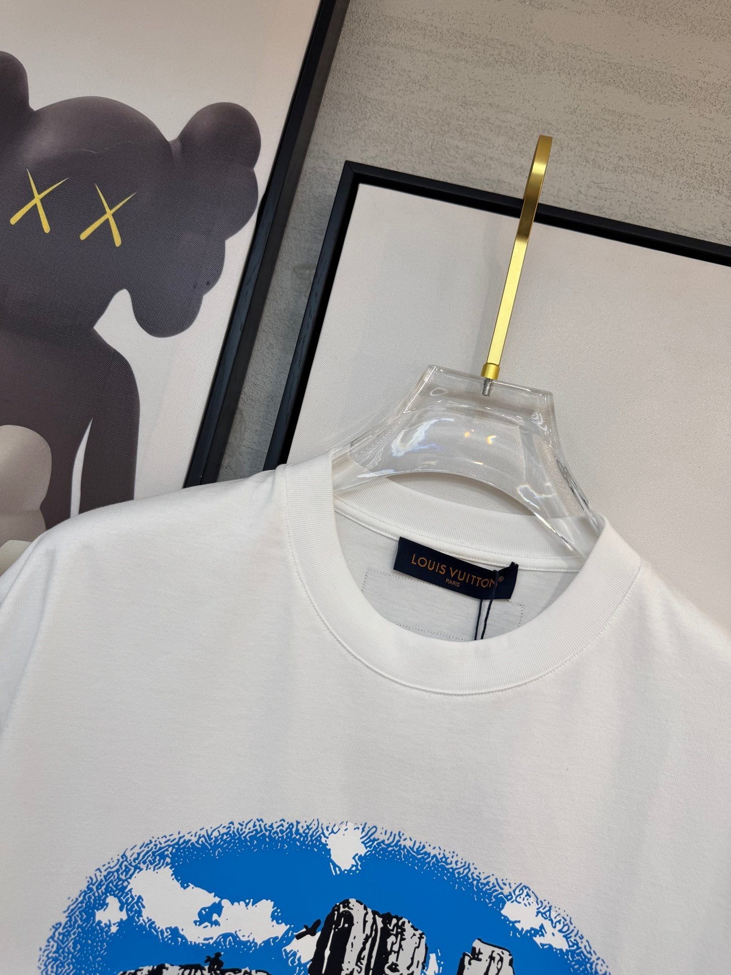 LV WHITE COTTON T-SHIRT 238918