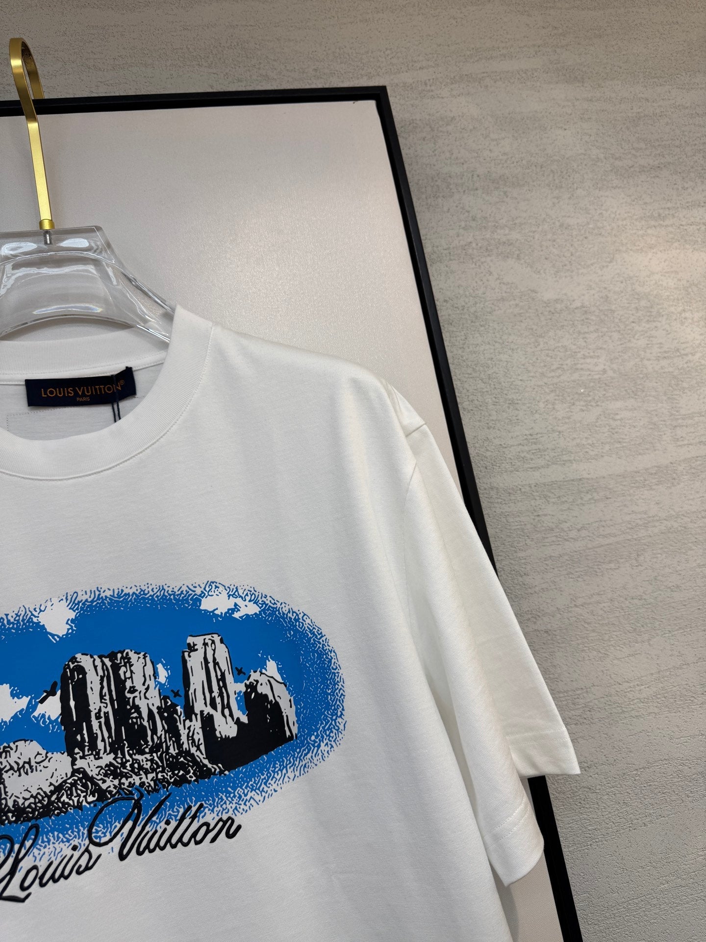 LV WHITE COTTON T-SHIRT 238918