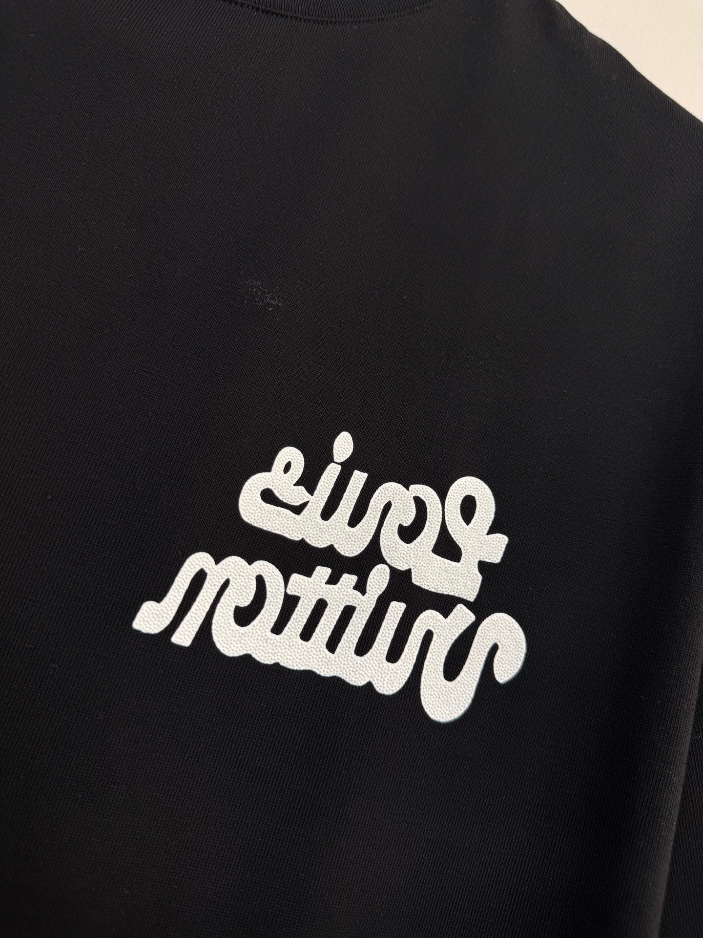 LV T-SHIRT IN BLACK COTTON FABRIC 238921