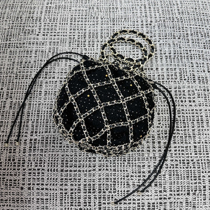 CHANEL 26S PARIS-CHENONCEAU  PRE-FALL MESH BAG 24 IN MESH GOLD HARDWARE