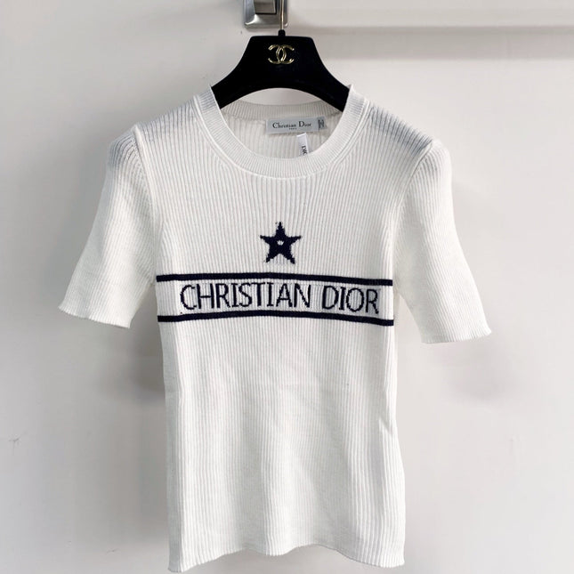 DIOR 26S SHORT-SLEEVE SWEATER 1196