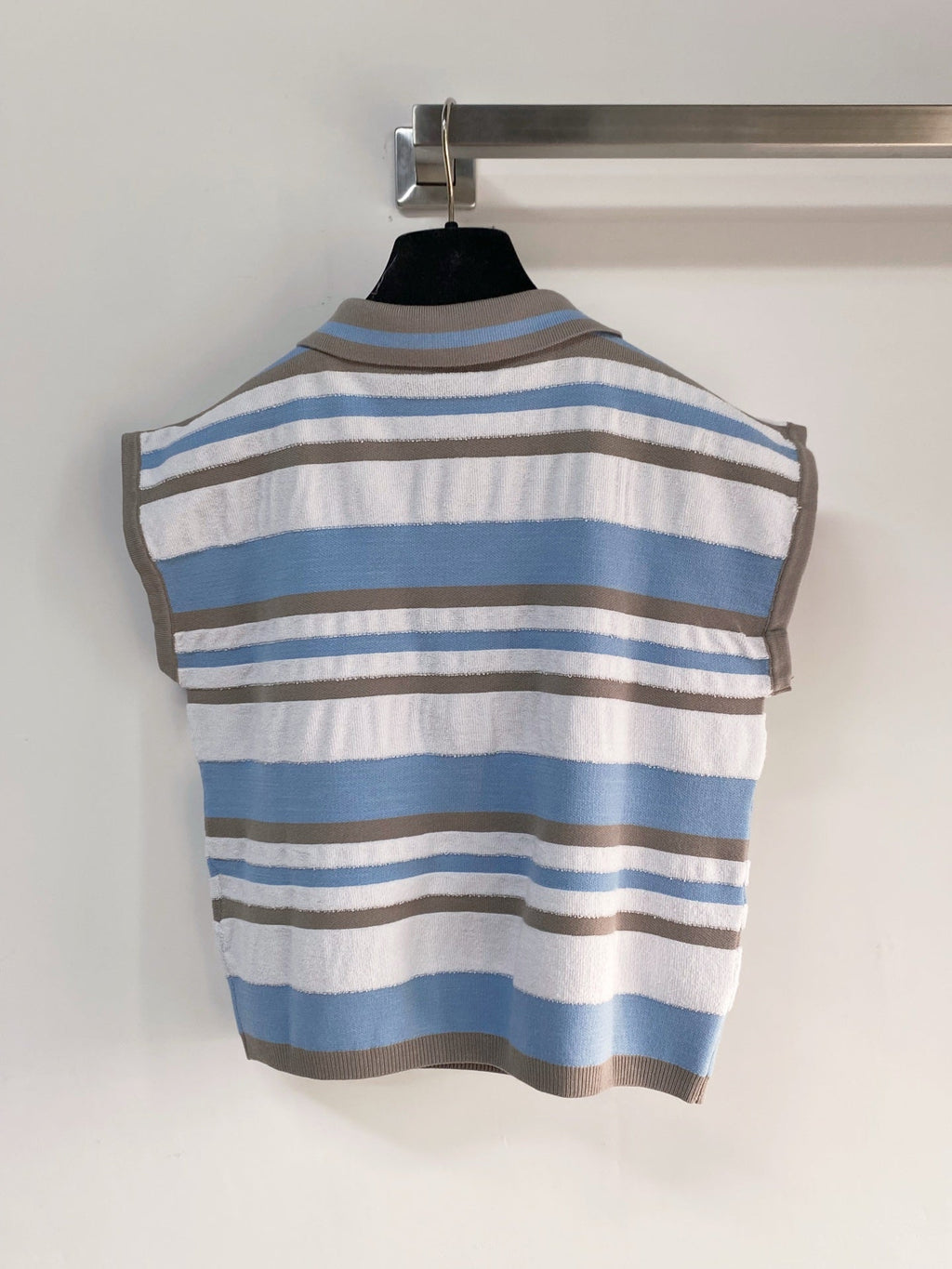 FENDI 26S SHORT SLEEVE KNIT POLO 137