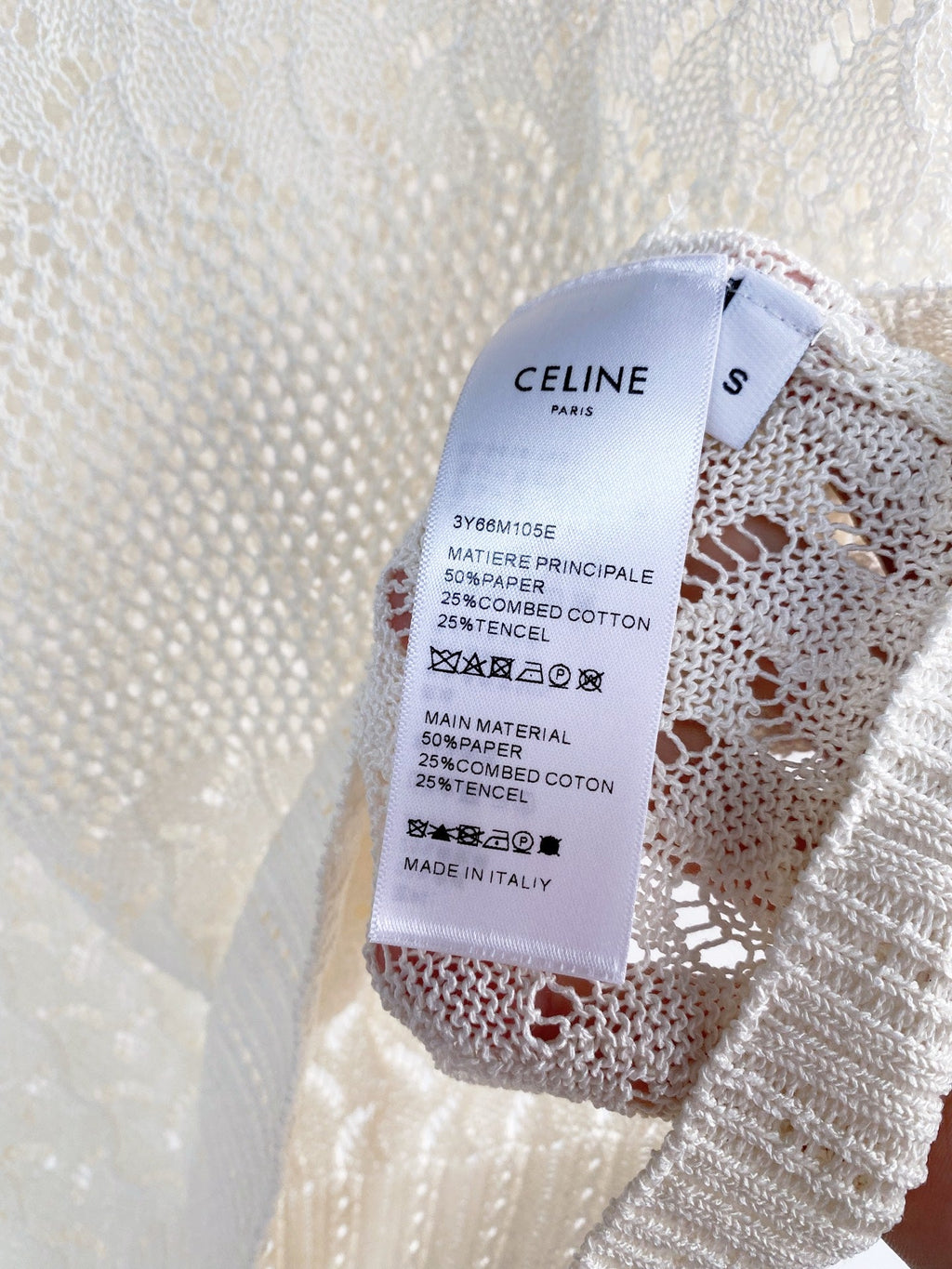 CELINE 26S KNIT SHORT SLEEVE TOP 213