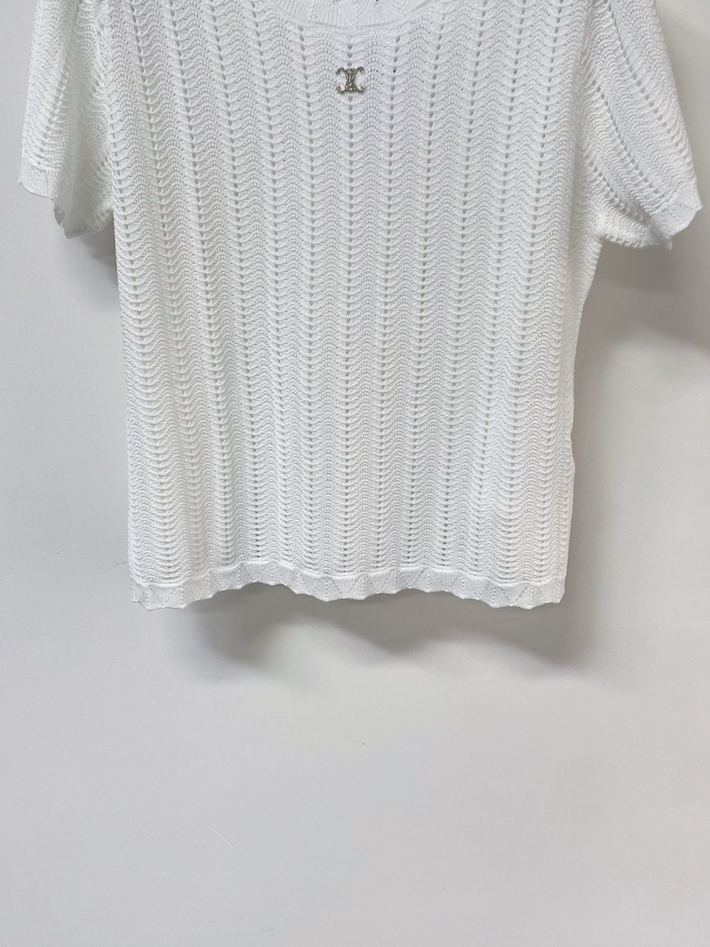 CELINE 26S KNIT SHORT SLEEVE SWEATER 197
