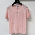 CELINE 26S KNIT SHORT SLEEVE SWEATER 195