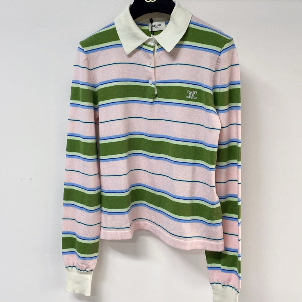 CELINE 26S LONG SLEEVE COLLARED SHIRT 184