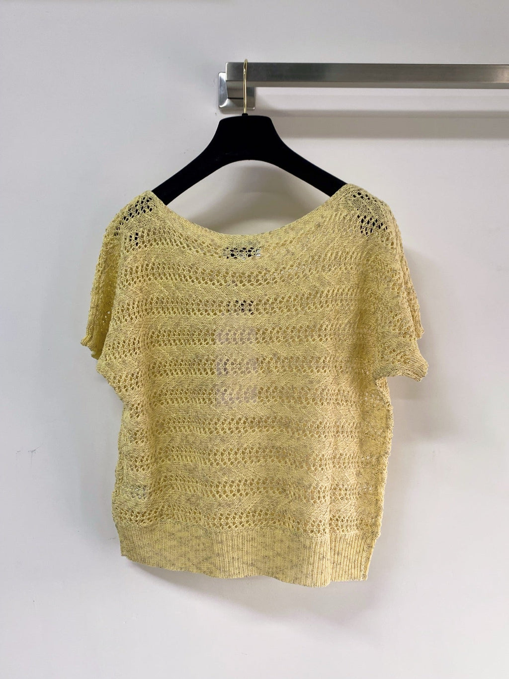 CHANEL 26S SHORT-SLEEVE KNIT TOP STYLE 1089