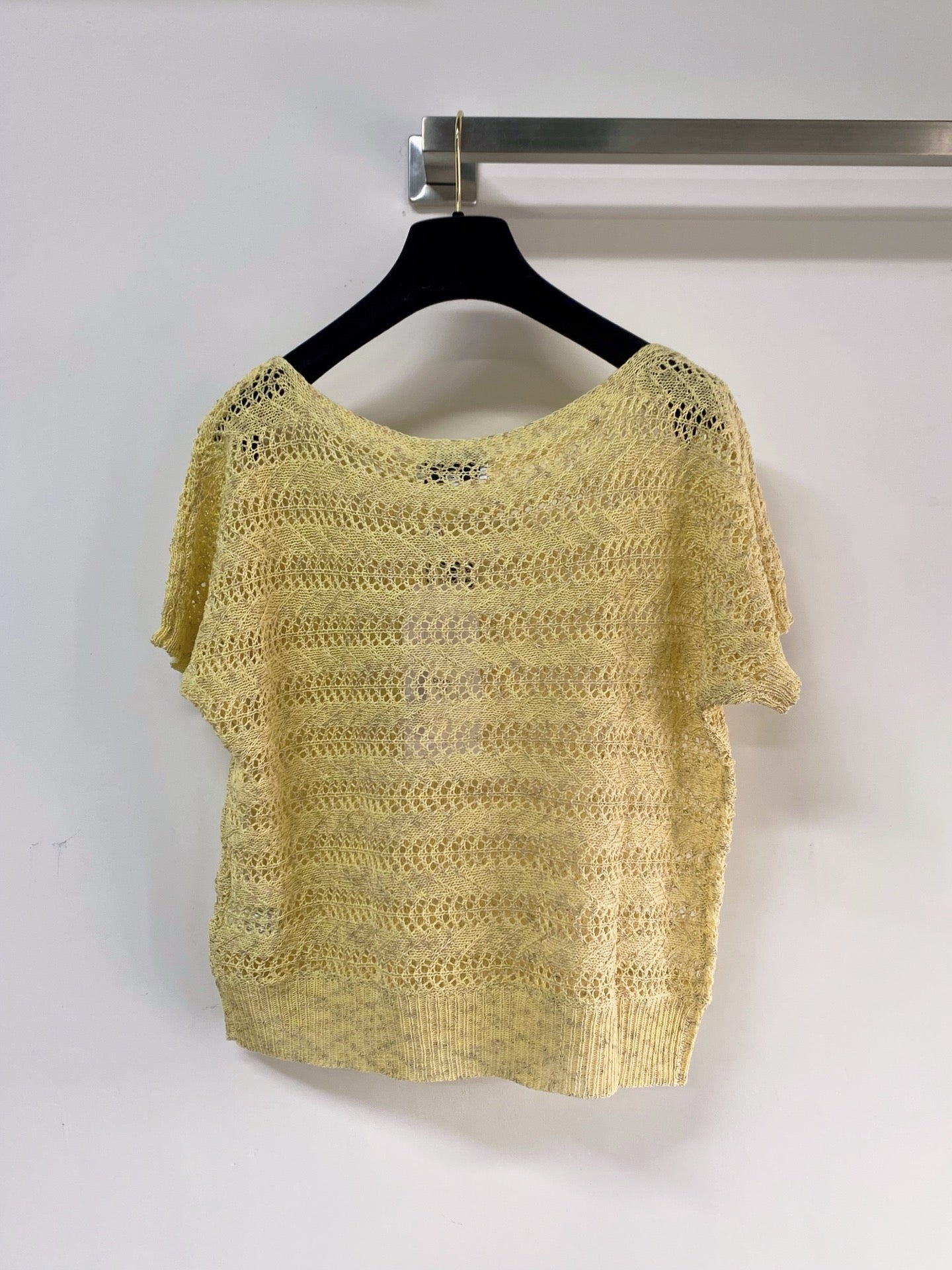 CHANEL 26S SHORT-SLEEVE KNIT TOP STYLE 1089