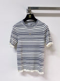 CHANEL 26S SHORT-SLEEVE SWEATER STYLE 1051
